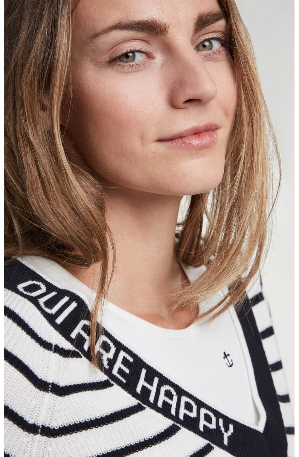 Striped Layered Effect Jumper