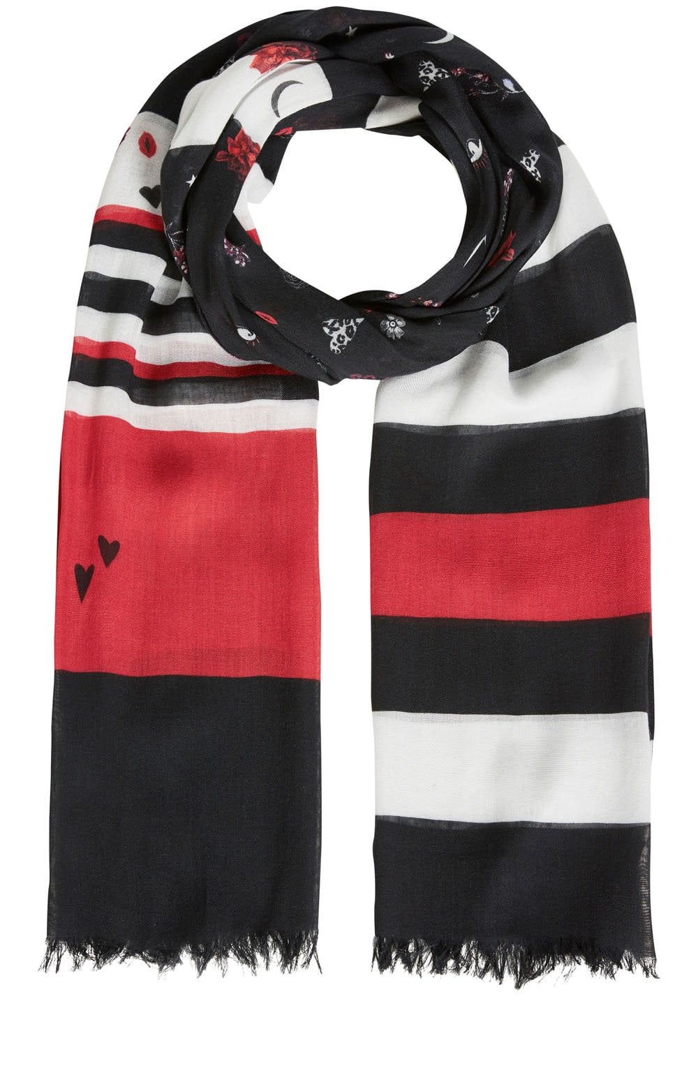 Striped Patterned Scarf