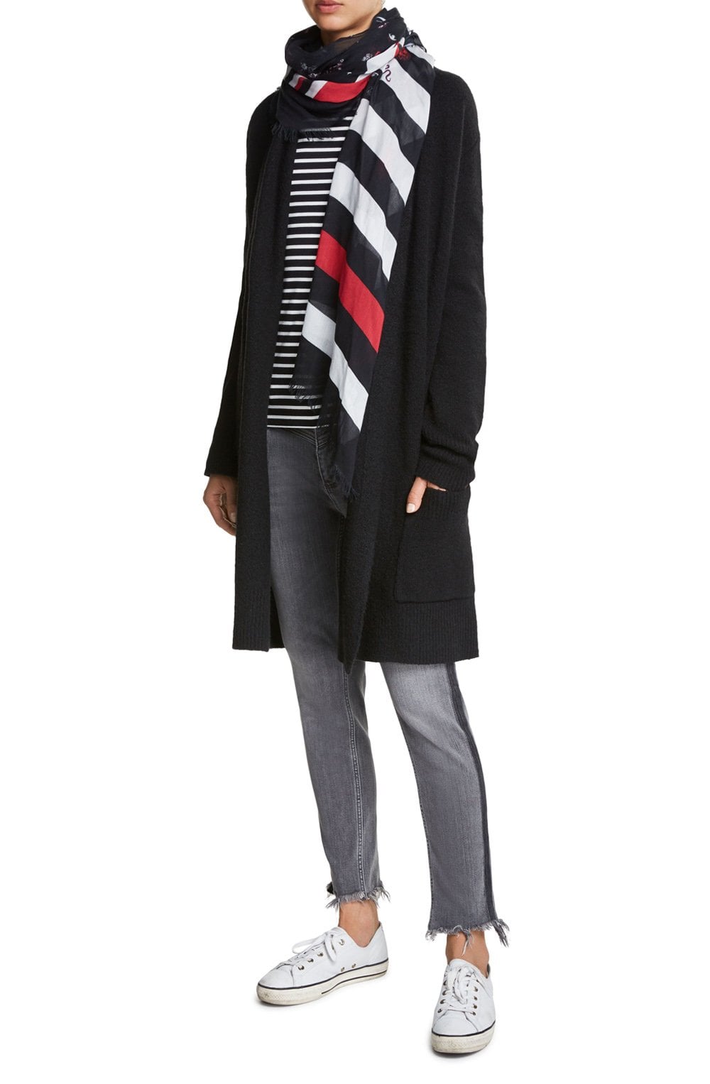 Striped Patterned Scarf