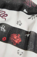 Striped Patterned Scarf