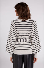 Striped Tie Waist Jumper