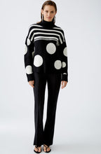 Stripes and Circles Monochrome Jumper