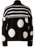 Stripes and Circles Monochrome Jumper