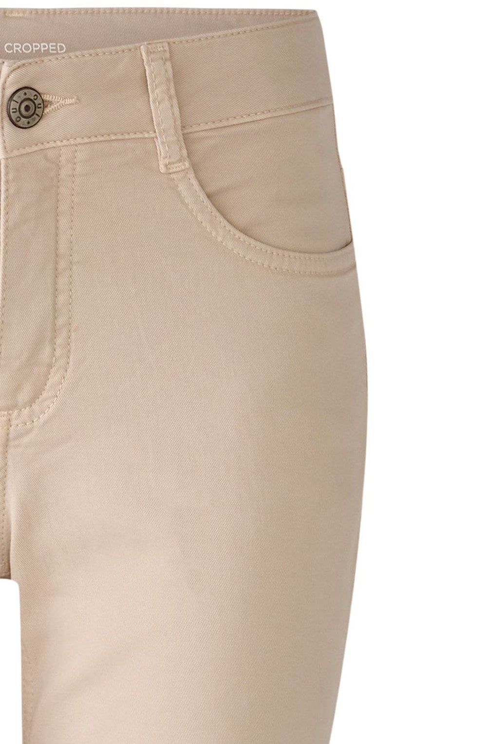 Sugar Beige Cropped Skinny Jeans
