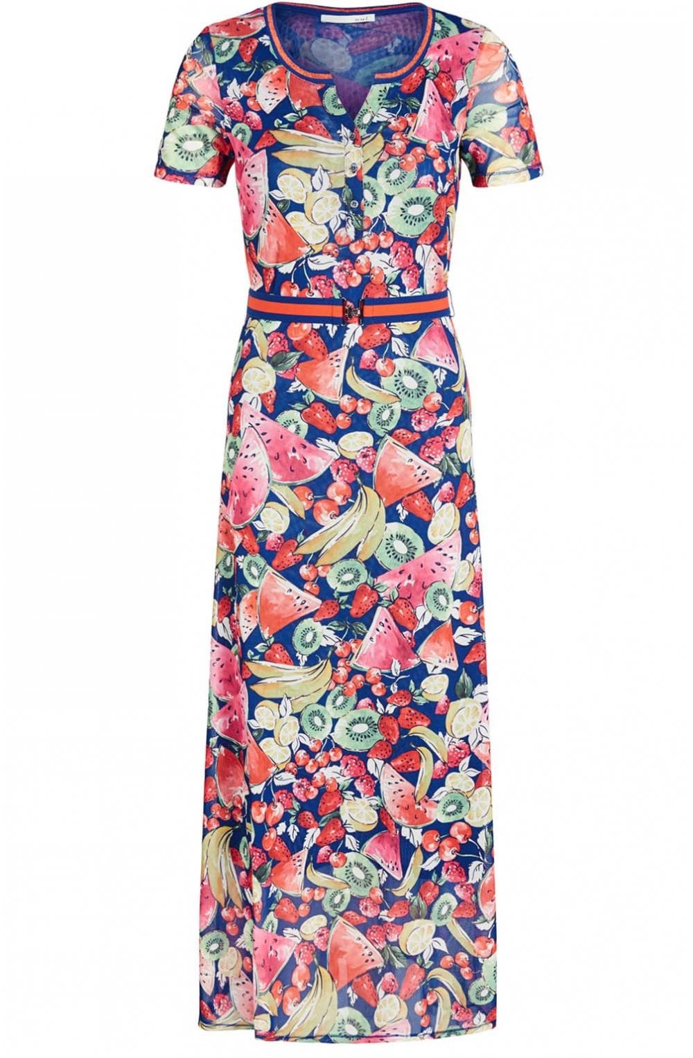 Summer Fruits Maxi Dress