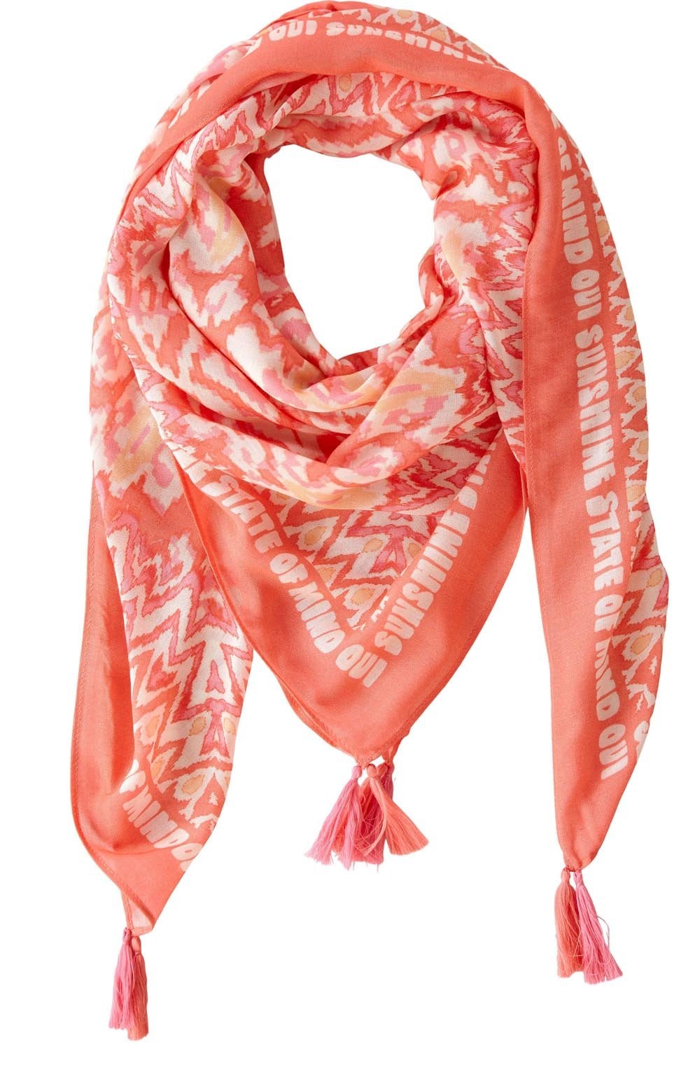 Sunshine State of Mind Aztec Tasselled Scarf