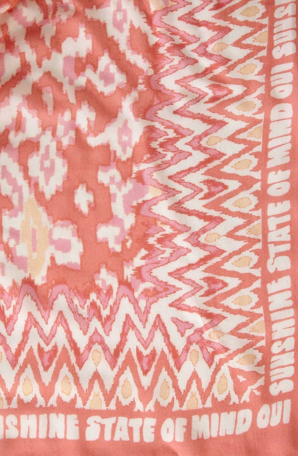 Sunshine State of Mind Aztec Tasselled Scarf