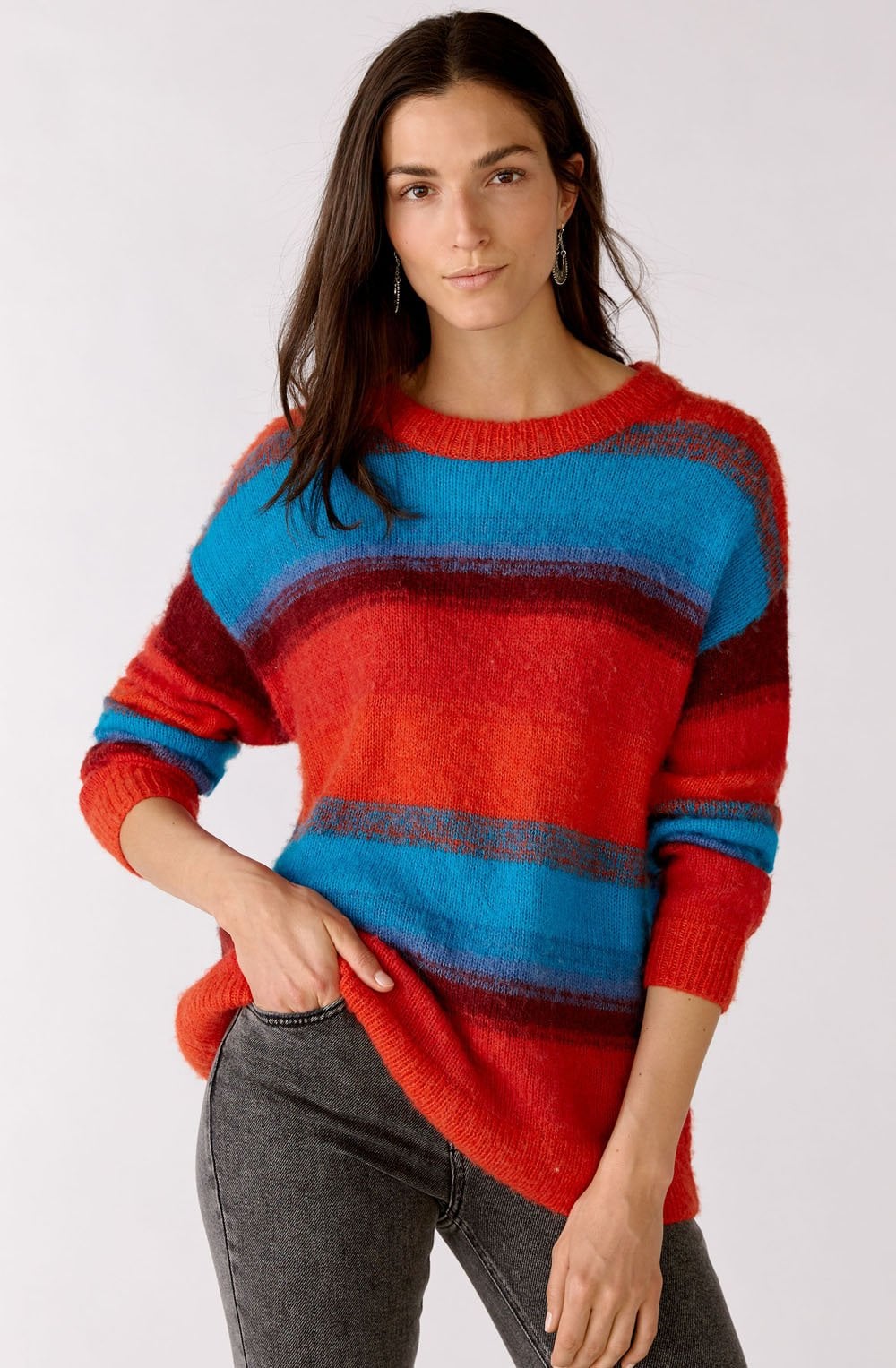 Super Soft Red and Blue Jumper