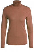 Tan Polo Neck Jumper
