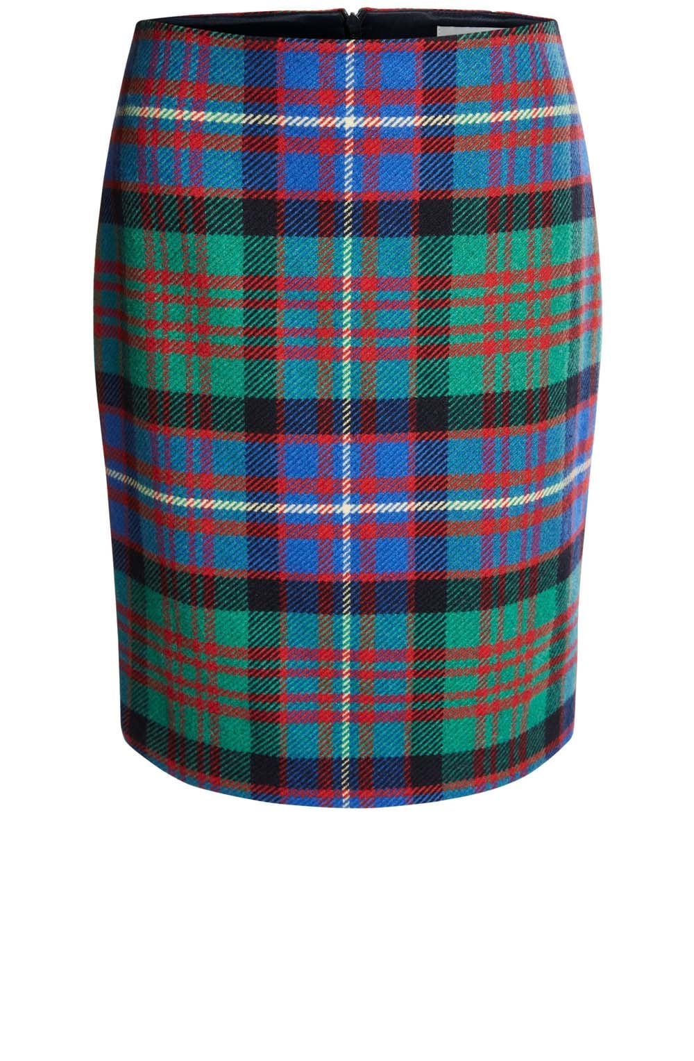 Tartan Print Skirt