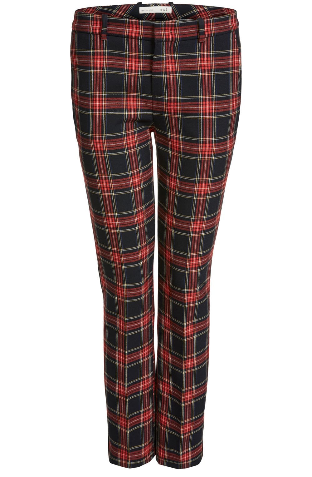 Tartan Print Trousers