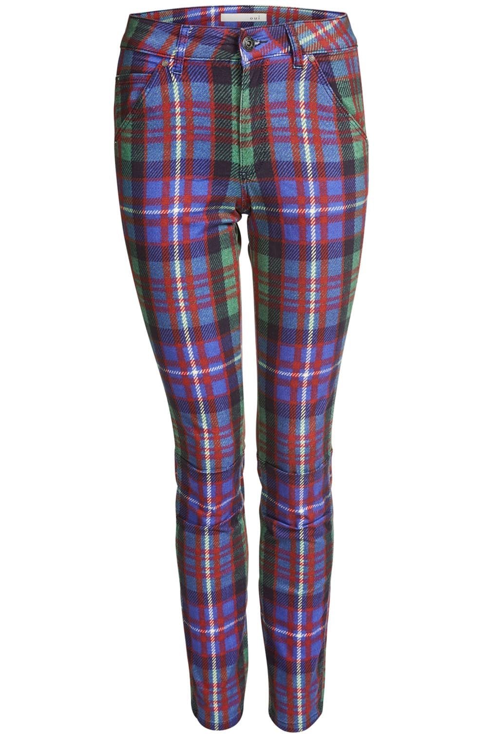 Tartan Print Trousers