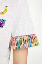 Tassel Sleeved T Shirt