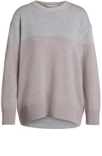 Taupe and grey Layered Jumper
