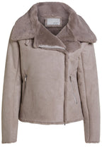 Taupe Faux Fur Jacket