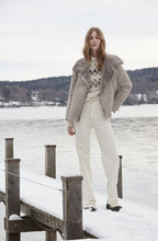 Taupe Faux Fur Jacket