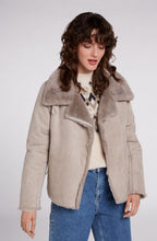 Taupe Faux Fur Jacket