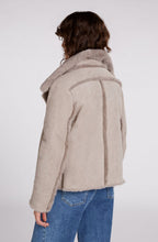 Taupe Faux Fur Jacket