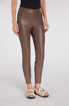 Taupe Faux Leather Trousers
