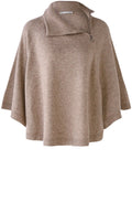 Taupe Fine Knit Poncho