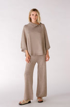 Taupe Fine Knit Poncho