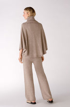 Taupe Fine Knit Poncho