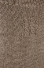 Taupe Melange Cropped Jumper
