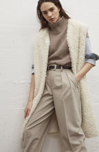 Taupe Melange High Neck Slip Over