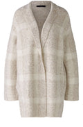 Taupe Oversized Knitted Coat