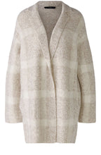 Taupe Oversized Knitted Coat