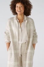 Taupe Oversized Knitted Coat