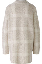Taupe Oversized Knitted Coat