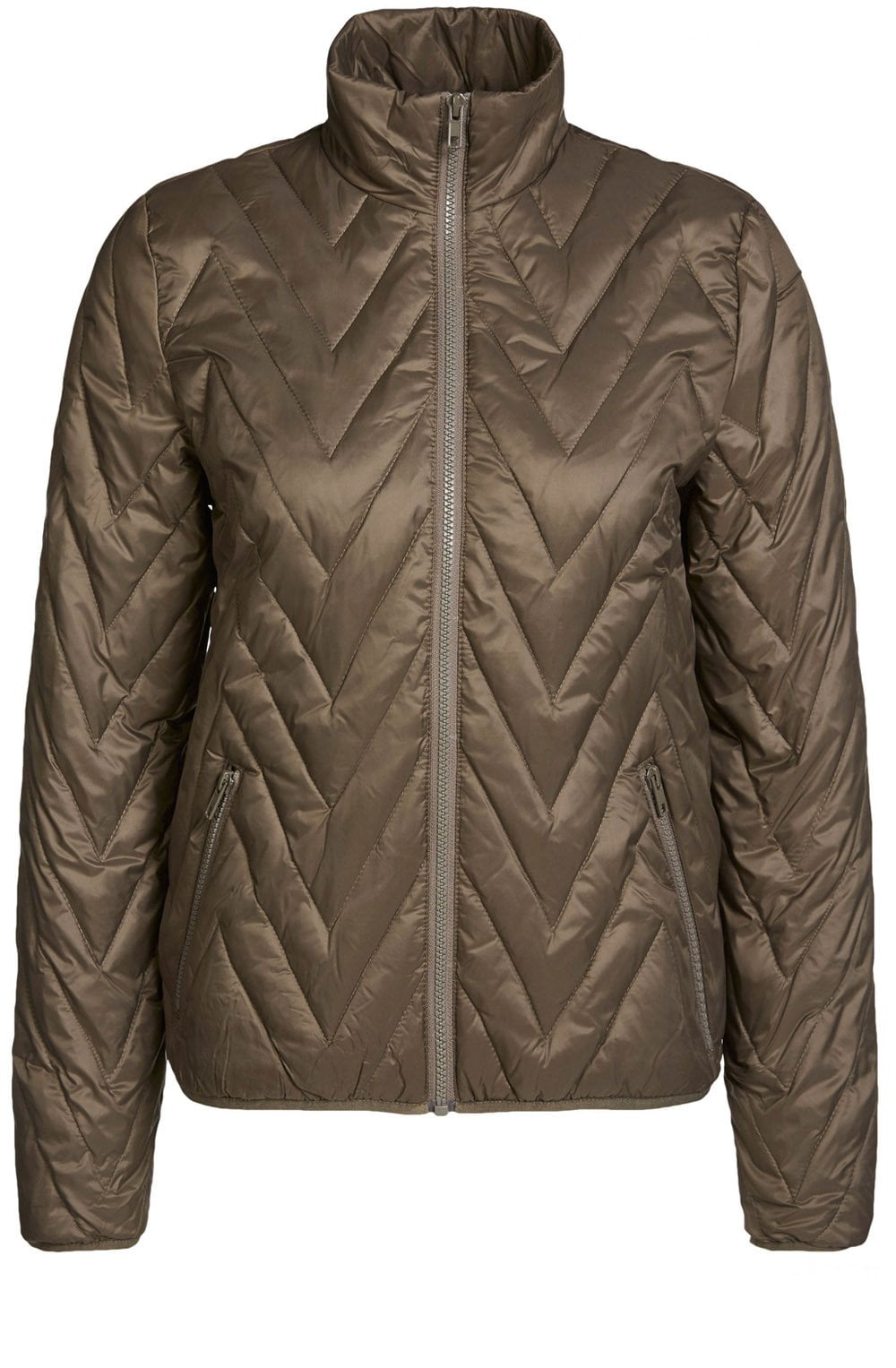 Taupe Quilted Jacket