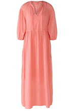 Tea Rose Drawstring Waist Maxi Dress