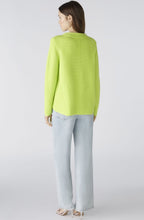 Tender Shoots Contrast Knit Jumper