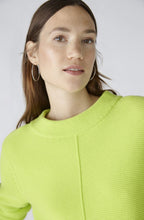 Tender Shoots Contrast Knit Jumper