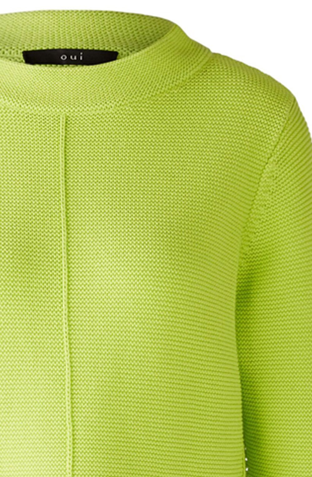 Tender Shoots Contrast Knit Jumper