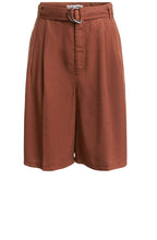 Terracotta Belted Shorts