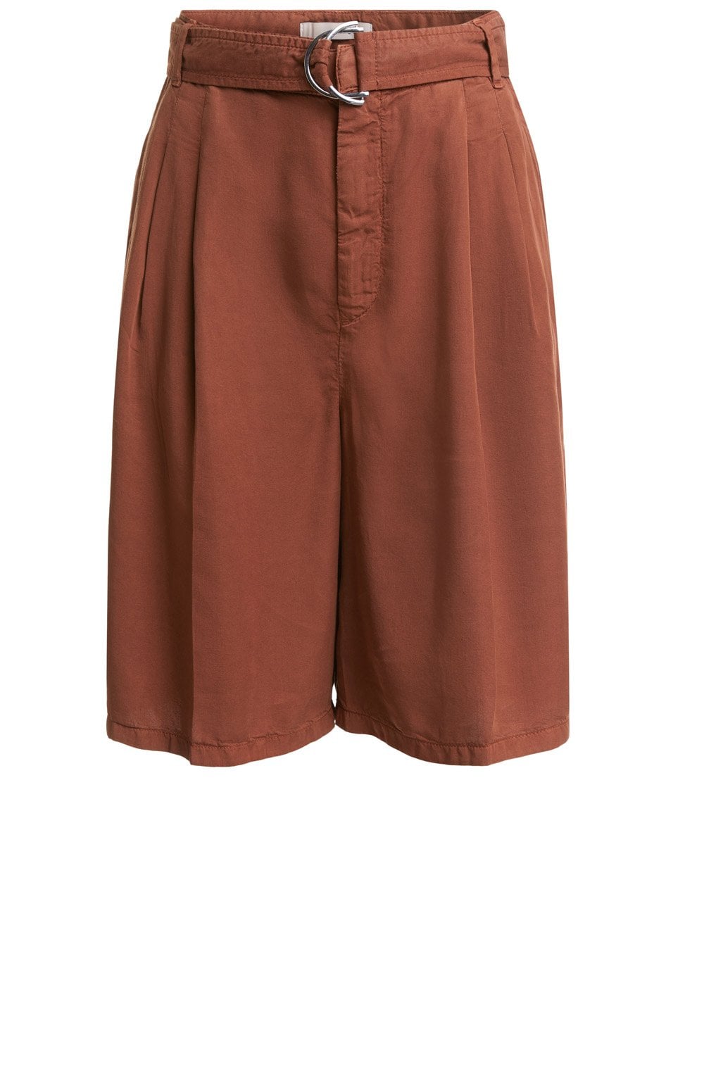 Terracotta Belted Shorts
