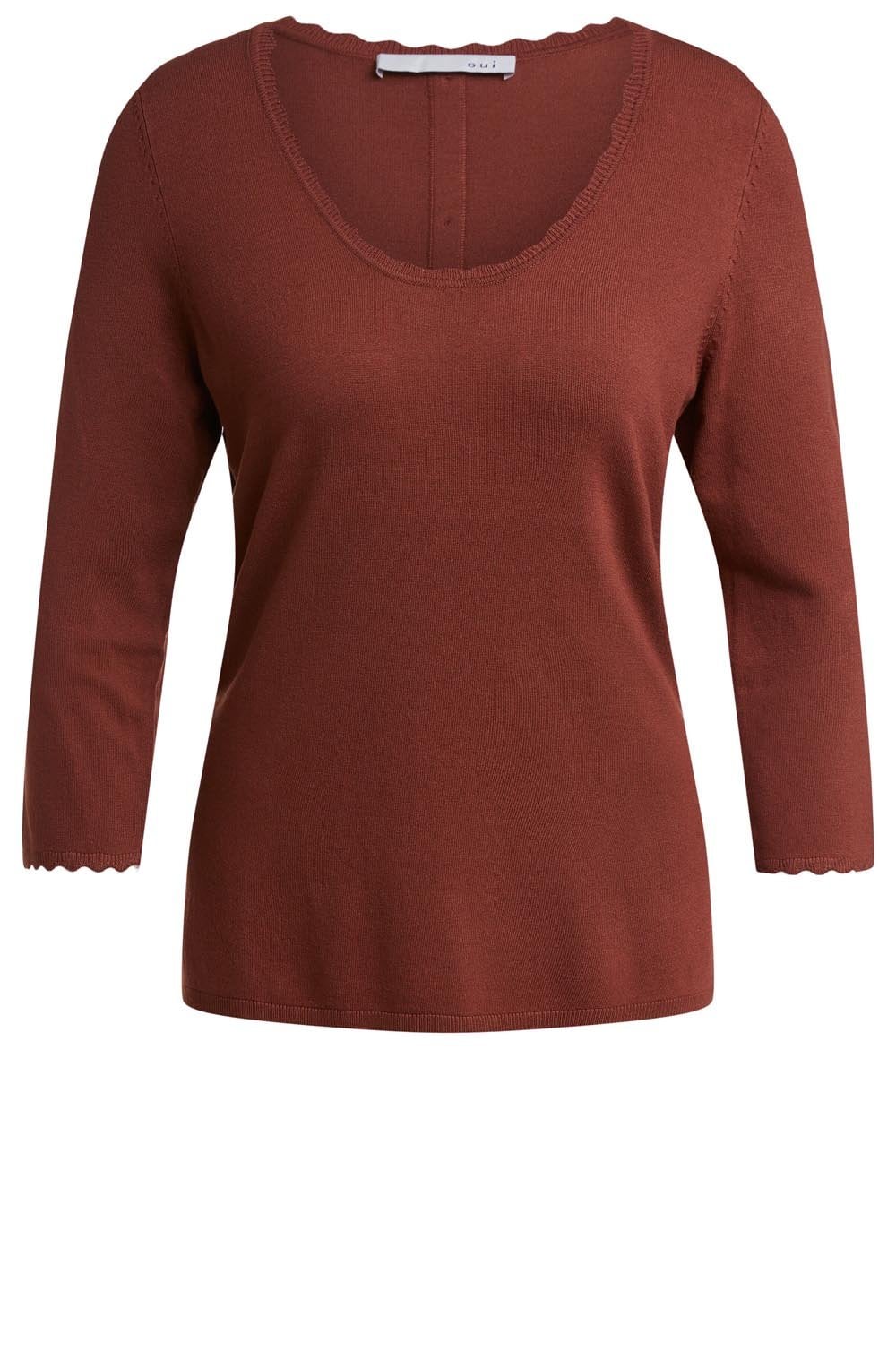 Terracotta Fine Knit Jumper