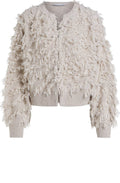 Textured Knit Stone Cardigan