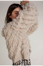 Textured Knit Stone Cardigan