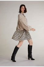 Textured Knit Stone Cardigan