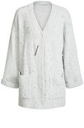 Textured Pearl Detailed Cardigan