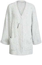 Textured Pearl Detailed Cardigan