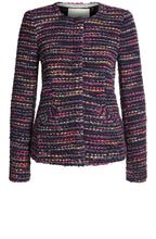 Textured Woven Stripe Jacket