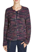 Textured Woven Stripe Jacket