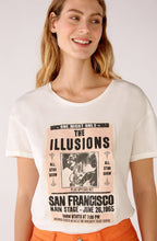 The Illusions Diamante Off White T Shirt