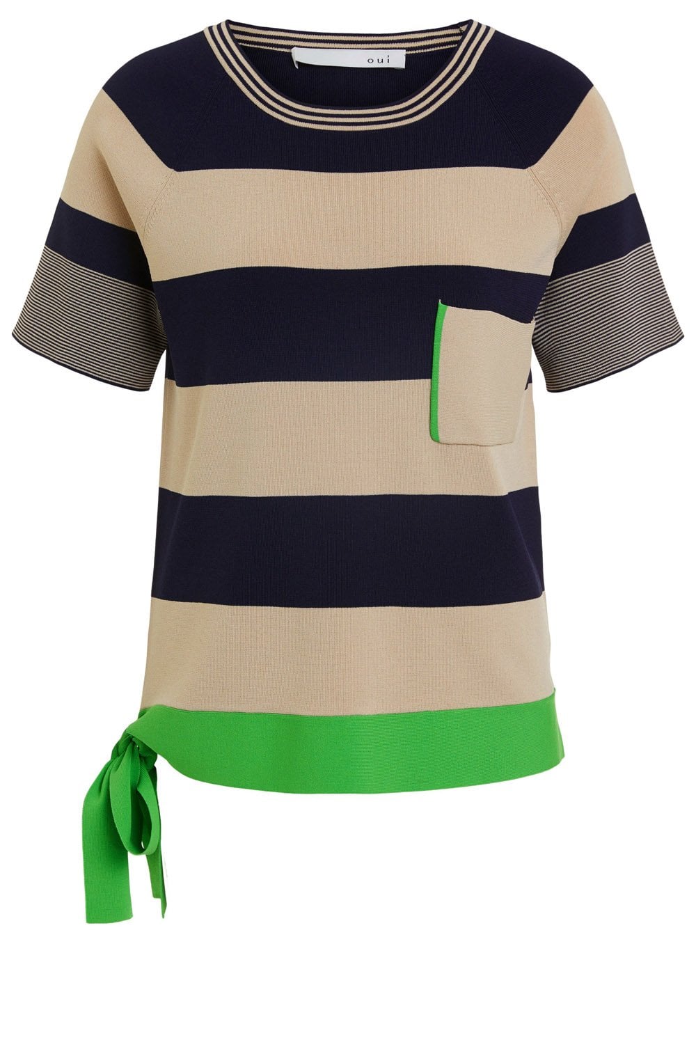 Tie Detail Fine Knit Top