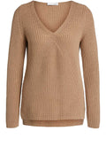 Tigers Eye Ribbed Knit Sweater
